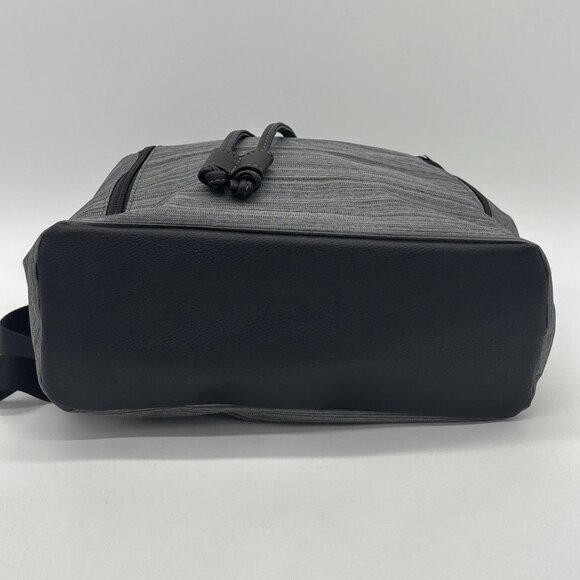 Roots 73 Ladies Gray Mini Backpack Bag Style R4820N Black Shoulder Straps - Picture 5 of 16